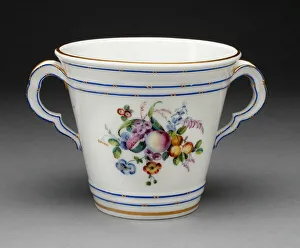 M And Xe9 Prints: Wineglass Cooler, Sevres, 1758. Creators: Sevres Porcelain Manufactory