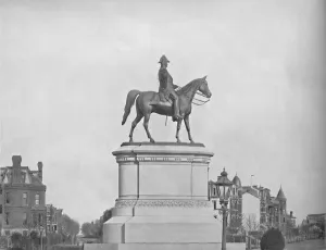 Mid Atlantic Prints: Winfield Scott Statue, Washington, D. C. c1897. Creator: Unknown