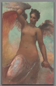 Winged Fortune, 1878. Creator: William Morris Hunt (American, 1824-1879)