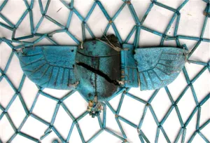 Winged Scarab Amulet, Egypt, Third Intermediate Period, Dynasty 23-25 (818-656 BCE) Winged Scarab Amulet, Egypt, Third Intermediate Period, Dynasty 23-25 (818-656 BCE)