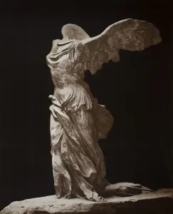 Winged Victory of Samothrace (Victoire de Samothrace), 1860s. Creator: Unknown Winged Victory of Samothrace (Victoire de Samothrace), 1860s. Creator: Unknown