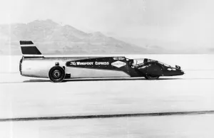Record Breaker Prints: Wingfoot Express Land Speed Record car, 1964