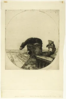 The Wingless Chimera, 1911. Creator: David Young Cameron