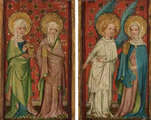 Magdalene Prints: Two Wings of an Altar piece, c1400. Creator: Older Master of the Aachen Wardrobe