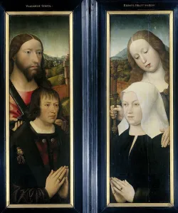 St Thomas Prints: Two Wings of a Triptych with the Donor