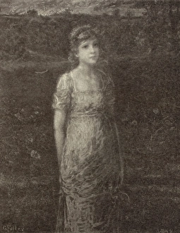 Closson William Baxter Prints: Winifred Dysart, 19th century. Creator: William Baxter Palmer Closson