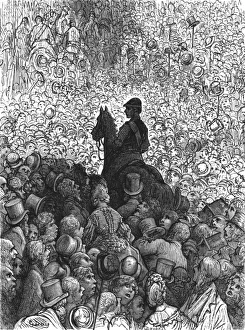 Derby Day Prints: The Winner, 1872. Creator: Gustave Doré