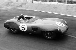 Sarthe Prints: The winning Aston Martin DBR1 in the Le Mans 24 Hours, France, 1959. Artist: Maxwell Boyd