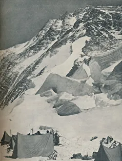 Ambition Gallery: Winning Towards The Goal: A Camp in the Snows of Everest, c1935. Artist: Mount Everest Committee