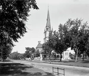 Methodist Prints: Winona, Methodist Church, between 1880 and 1899. Creator: Unknown