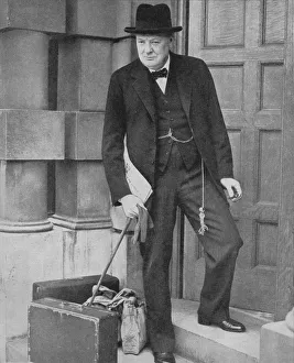 Suitcase Prints: Winston Churchill at the Admiralty, 1939, (1940)