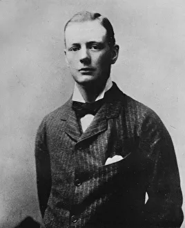 Benjamin Tucker Collection: Winston Churchill, c1897, (1945)