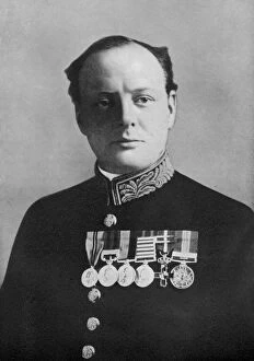 Elliott Fry Gallery: Winston Churchill, First Lord of the Admiralty, 1914-1915, (1920). Artist: Elliott & Fry