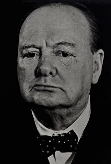 Images Dated 10th October 2013: Winston L. Spencer Churchill (1874-1965), British politician and statesman