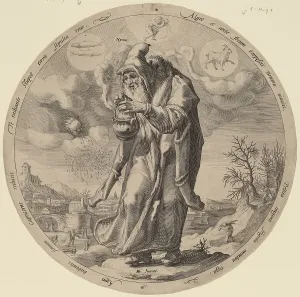 Matham Jacob Prints: Winter, 1589. Creator: Jacob Matham