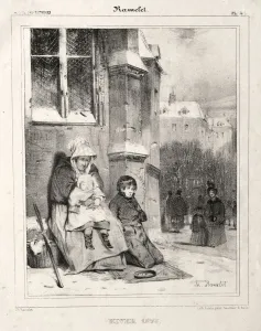 Winter, 1836. Creator: Charles Ramelet (French, 1805-1851)