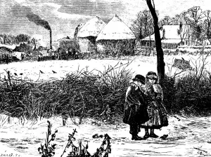 John William Prints: Winter, 1860s. Artist: John William North