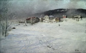 Snowy Prints: Winter, 1886. Creator: Frits Thaulow