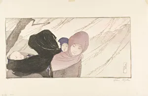 Carrying On Back Collection: Winter, 1901. Creator: Helen Hyde