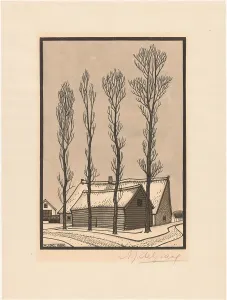 Graag Anna Julia De Prints: Winter, 1920. Creator: Julie de Graag