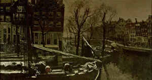Breitner George Hendrik Prints: Winter in Amsterdam, c.1900-c.1901. Creator: George Hendrik Breitner