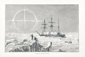 Exploring Prints: Winter in the Arctic Ocean, 1882. Creators: Walter William May, Edward Whymper