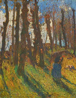 Henri Martin Prints: Winter, c1915. Creator: Henri Martin