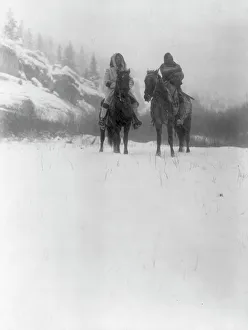 For a winter campaign-Apsaroke, c1908. Creator: Edward Sheriff Curtis