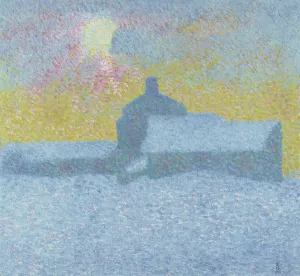 Albula Range Collection: Winter Fog (Winter in Maloja). Artist: Giacometti, Giovanni (1868-1933)