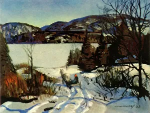 Baroness Tweedsmuir Prints: Winter in the Gatineau: Quebec Province, 1941. Creator: Frank Hennessey