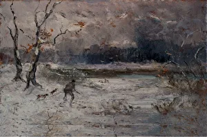 Mariani Prints: Winter Hunting at Zelata