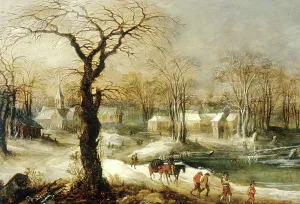 Joos De Momper Ii Prints: Winter Landscape, 1620-1629. Creator: Joos de Momper, the younger
