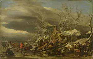 Berchem Gallery: Winter Landscape, 1645-1648