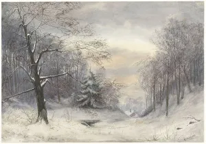 Winter landscape, 1888. Creator: Jan Daniel Cornelis Carel Willem