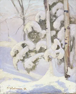 Winter Landscape, 1932. Creator: Pekka Halonen
