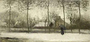Maris Willem Prints: Winter landscape, c.1875. Creator: Willem Maris