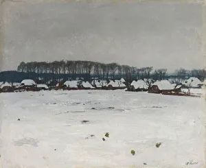 Grey Sky Prints: Winter Landscape, c.1885-c.1922. Creator: Willem Witsen