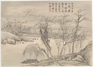 Winter Landscapes and Flowers. Creator: Qian Weicheng