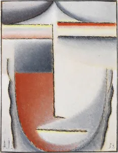 Javlensky Prints: Winter mood (Abstract head), 1932. Creator: Javlensky, Alexei, von (1864-1941)