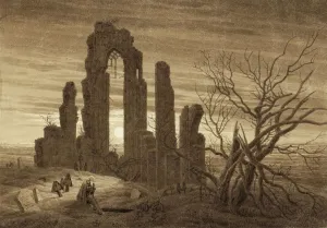 Friedrich Prints: Winter - Night - Old Age and Death (from the times of day and ages of man cycle)