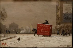 Bogolyubov Prints: Winter in Paris, 1870s