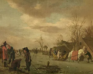 Sled Prints: Winter Pleasures, 1662. Creator: Adriaen van de Velde