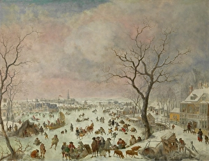 Sled Prints: Winter Pleasures, 1710 -1718. Creator: Jan Griffier I