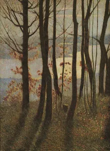 Galleria Darte Moderna Prints: Winter Poem, Between 1894 and 1911. Creator: Grubicy de Dragon, Vittore (1851-1920)