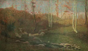 Galleria Darte Moderna Prints: Winter Poem, Between 1894 and 1911. Creator: Grubicy de Dragon, Vittore (1851-1920)
