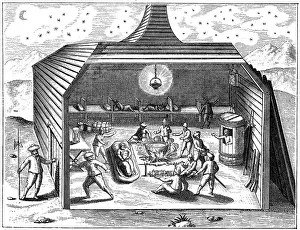 Winter quarters of Willem Barents expedition to the Arctic, 1596-1597