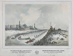 Winter Races on the Neva in St Petersburg, 1859