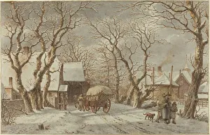 Cats Jacob Prints: Winter Scene, 1790. Creator: Jacob Cats