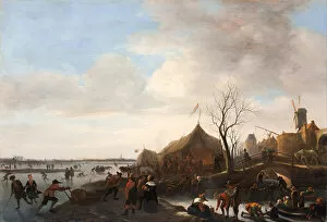 Winter Scene Gallery: Winter scene. Artist: Steen, Jan Havicksz (1626-1679)