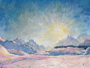 Albula Range Collection: Winter Sun in Maloja, 1926